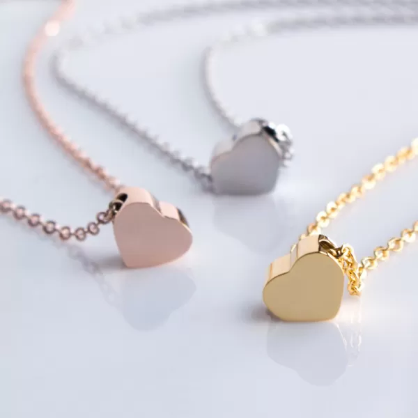 Ocelový náhrdelník se srdcem MNCN15-131-A