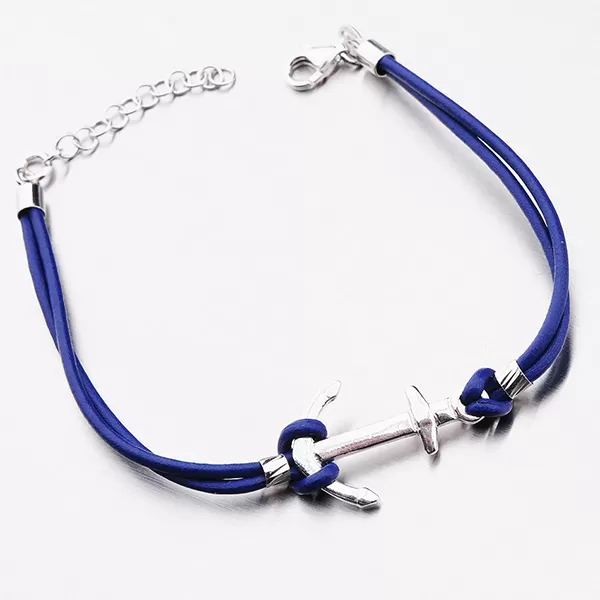 Náramek s kotvou v modré barvě B1502299-0940-SLX