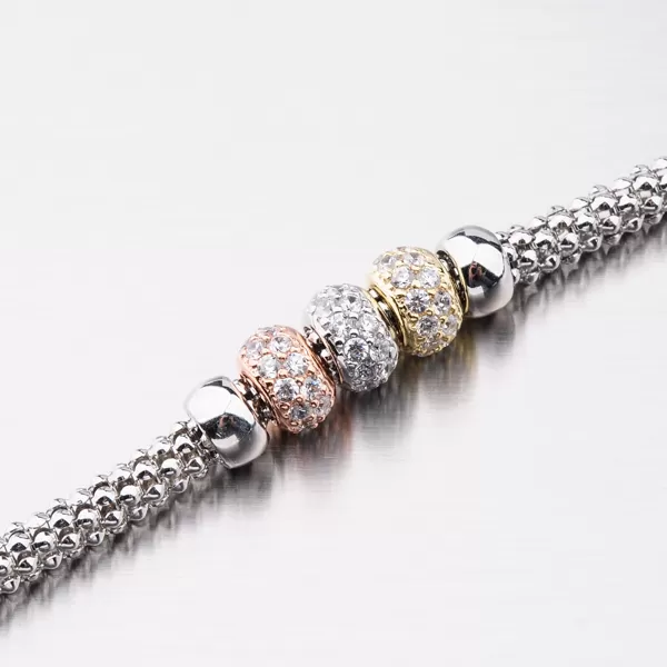 Stříbrný náhrdelník se zirkony N1603060-2196-SLX