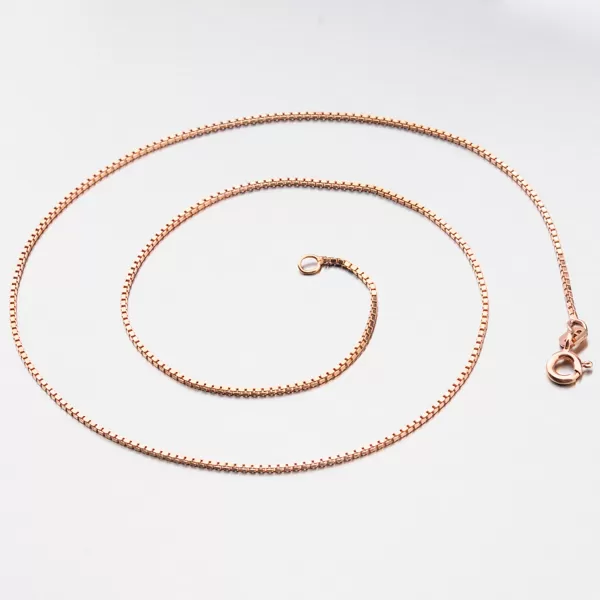 Stříbrný růžově pozlacený řetízek Venezia CHRS-16-019-D/C-CV