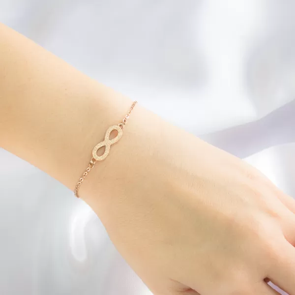 Náramek s přívěskem nekonečna MNCBR14-470-C