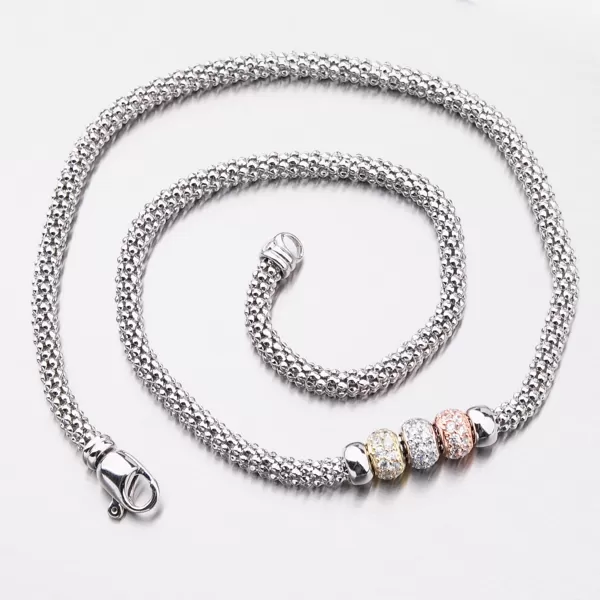 Stříbrný náhrdelník se zirkony N1603060-2196-SLX