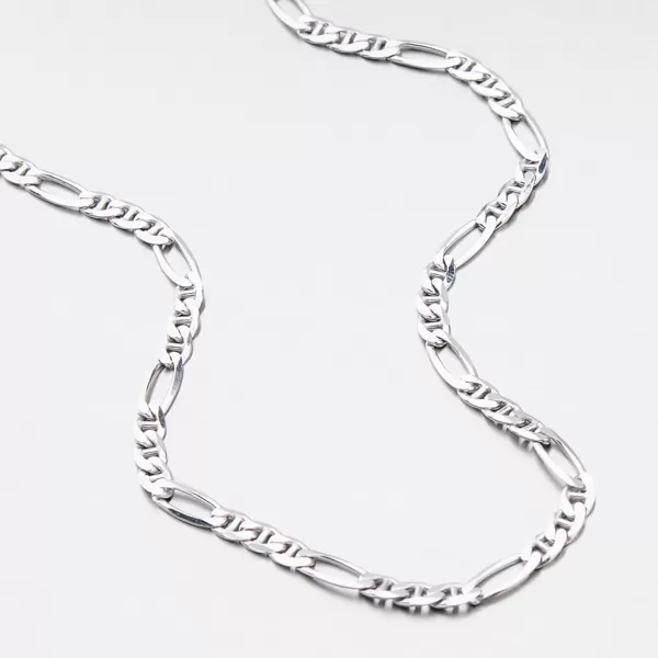 Stříbrný náramek Figaro 3+1 CHRS-073-060-FLAT