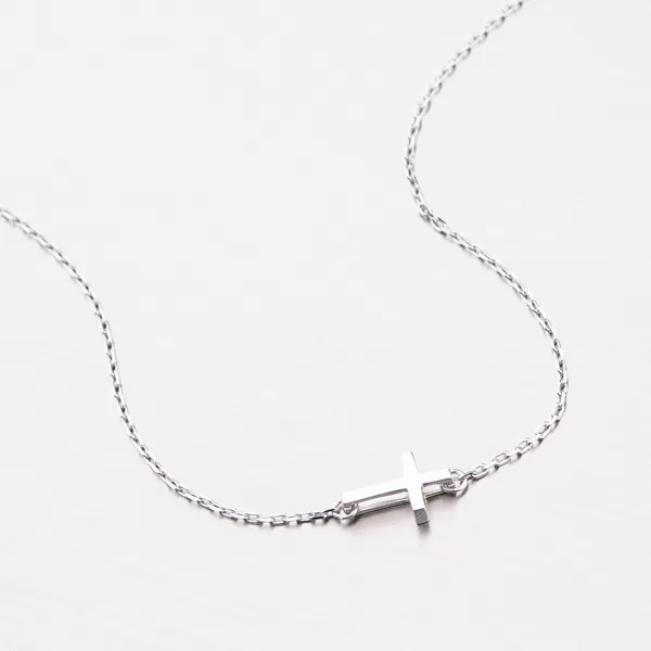 Náhrdelník v bílém zlatě 149P-150756