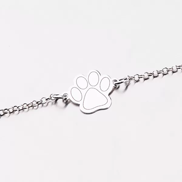 Náramek ze stříbra s tlapičkou B1600305-1264-SLX