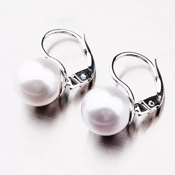 Visací náušnice s perlou E2301434-1905-SLX