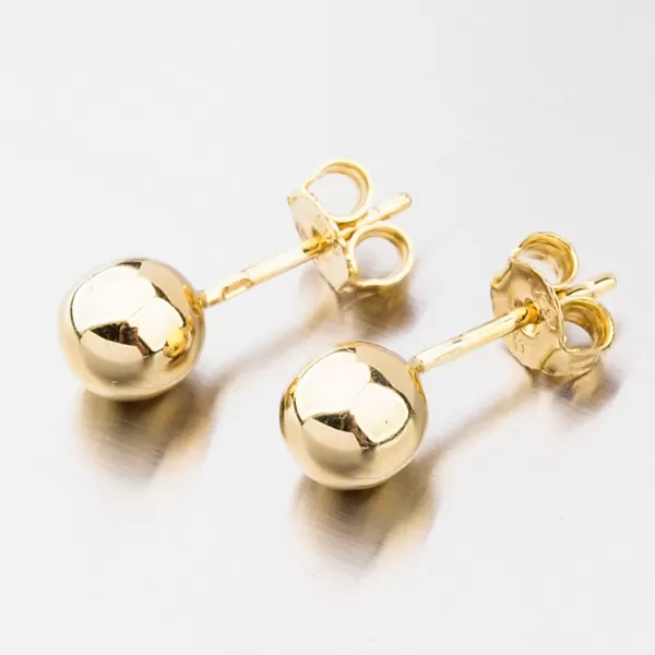 Zlaté náušnice pecky 113P-122093
