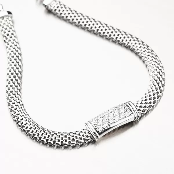 Náramek - stříbro se zirkony B1902542-2196-SLX