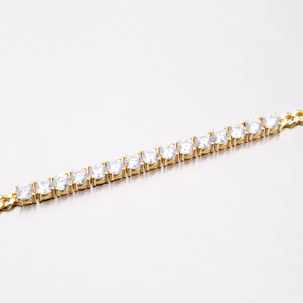 Zlacený náramek se zirkony B2100025-1905-SLX