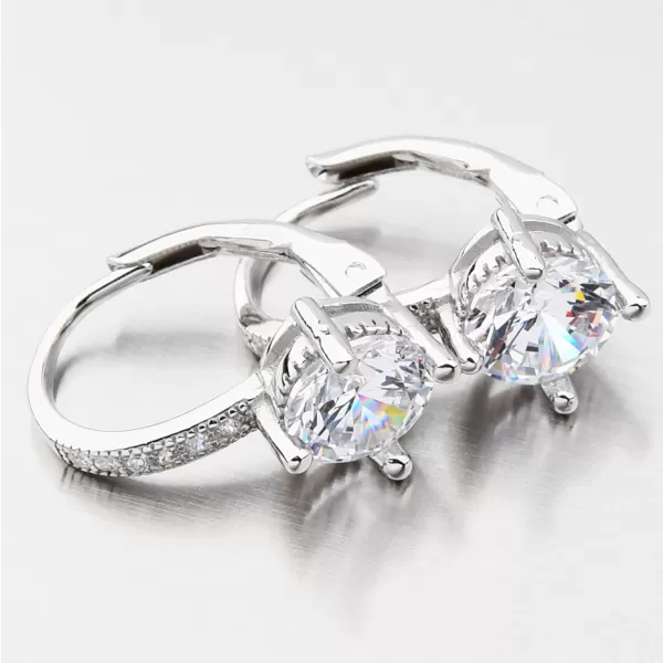 Dámské náušnice stříbro 925 zirkon visací UCST-122781D