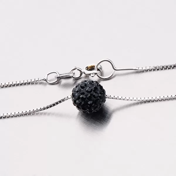 Náhrdelník s kuličkou a krystaly 92003043-67-SLX