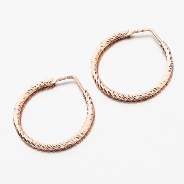 Kroužky v barvě růžového zlata E2000855-0809-SLX