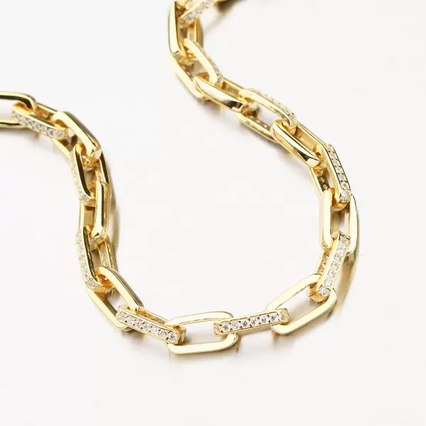 Zlacený stříbrný náramek B1901562-1905-SLX