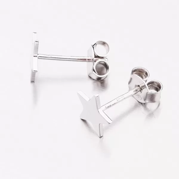 Stříbrné náušnice pecky - hvězdy E1604138-0863-SLX