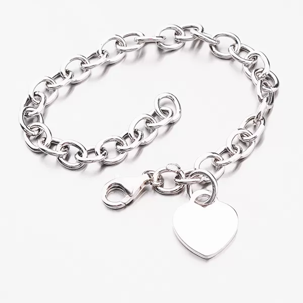 Stříbrný náramek se srdíčkem B1300493-1264-SLX