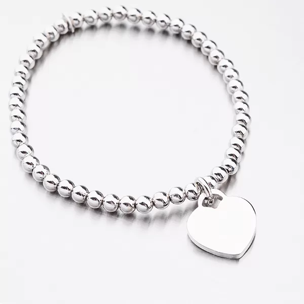 Stříbrný náramek s přívěskem B1400714-1264-SLX