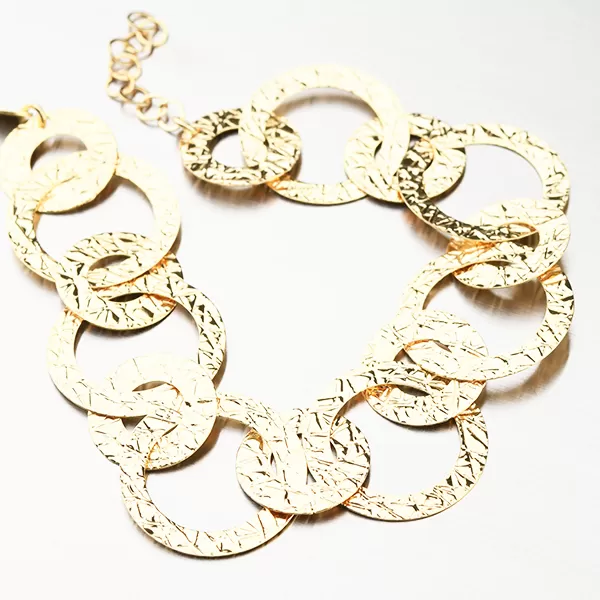 Elagantní zlacený náramek - stříbro 925 B1402196-2120-SLX