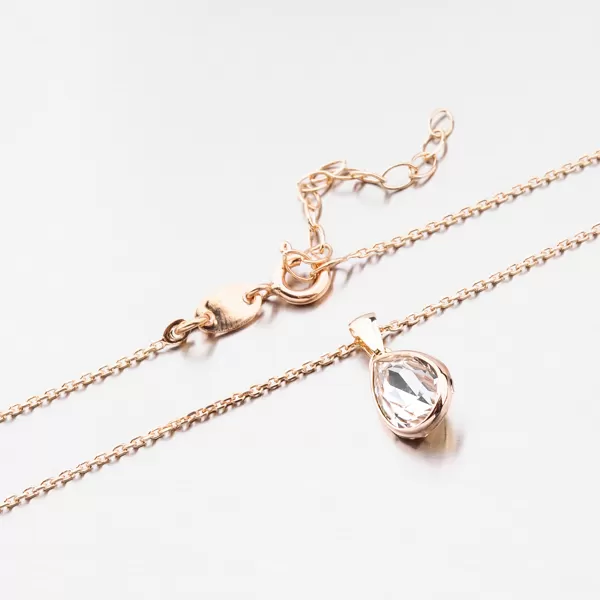 Stříbrný zlacený náhrdelník N1400408-2120-SLX