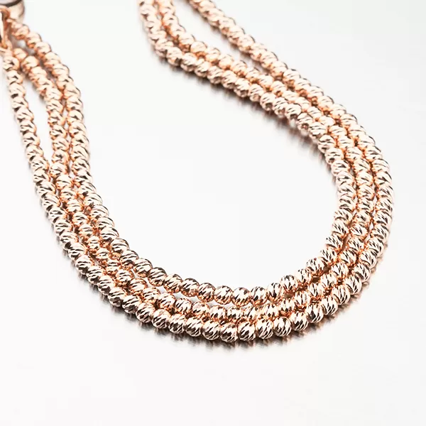 Náramek v růžové barvě zlata B1504152-0048-SLX