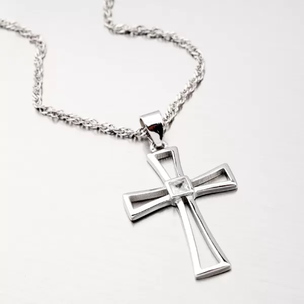Stříbrný křížek HST-13694