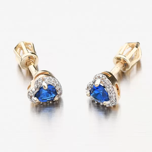 Zlaté náušnice pecky 52GZ-8015ZTMB-SR