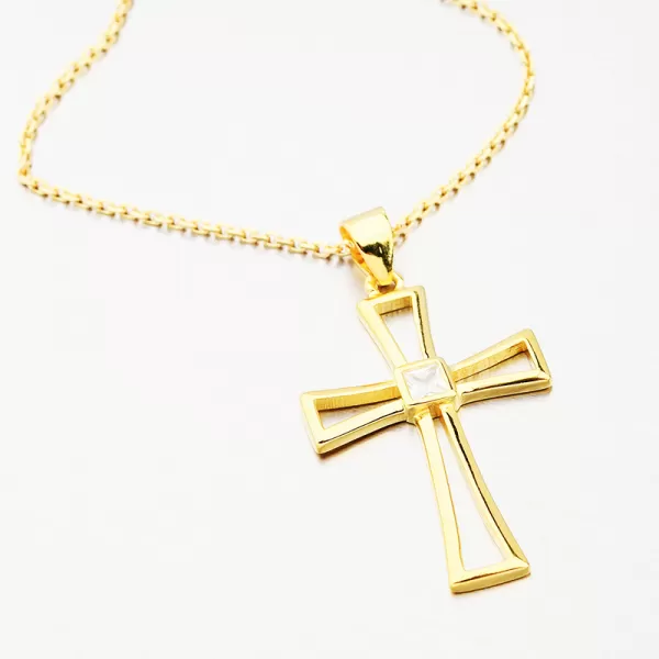 Zlacený křížek HST-13694-G