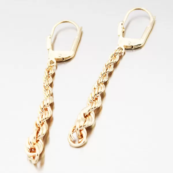 Zlaté visací náušnice Valisy 12-608