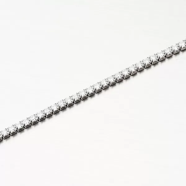 Stříbrný náramek se zirkony BST-14619/21