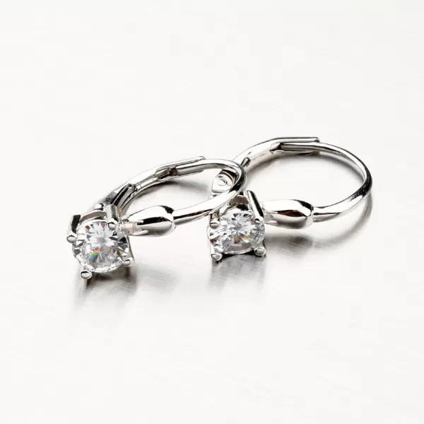 Stříbrné náušnice se zirkonem PKL-2090