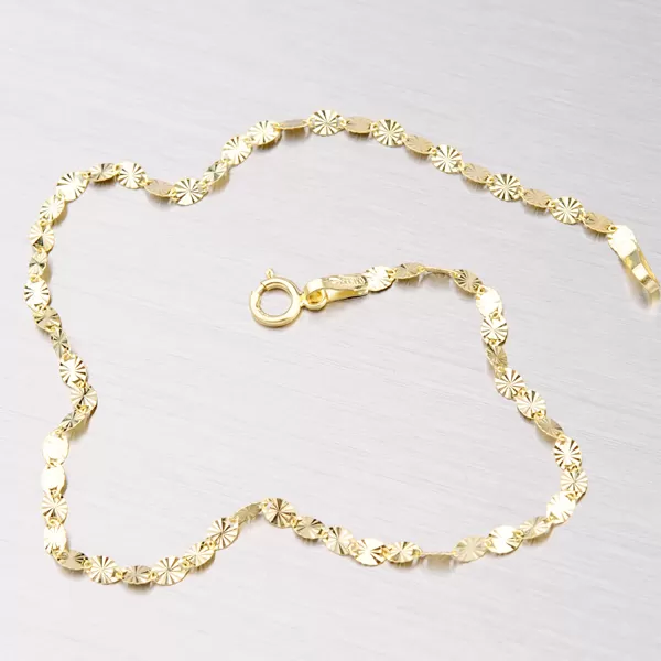 Náramek zlato 585 s gravírováním 44-1510