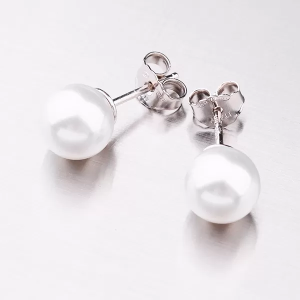 Náušnice pecky s perlou E2202307-2224-SLX