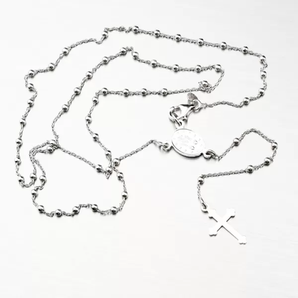 Stříbrný náhrdelník s Madonkou N1601005-1132-SLX