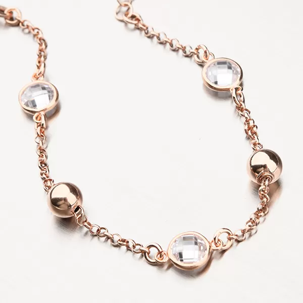 Elegantní náramek se zirkony 92003043-72-SLX