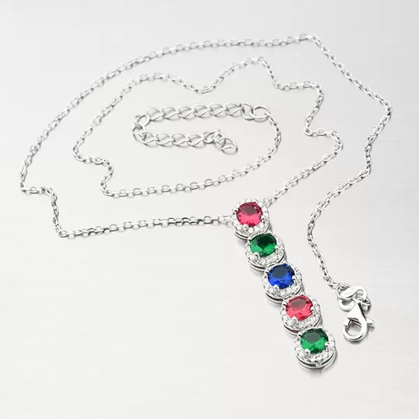 Stříbrný náhrdelník pro ženy N1603487-1905-SLX