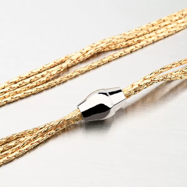 Zlacený stříbrný náhrdelník pro ženy N2101119-2619-SLX