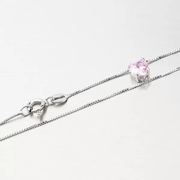 Stříbrný náhrdelník se srdcem N2000920-0871-SLX