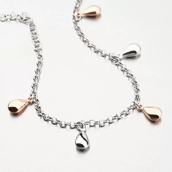 Stříbrný náramek s přívěsky B1700552-1132-SLX