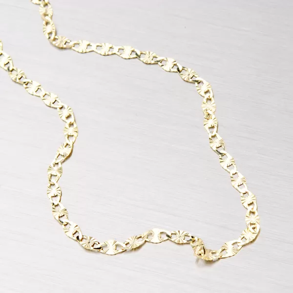 Zlatý náramek s gravírováním 44-1408