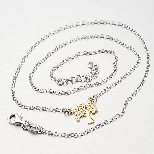 Stříbrný náhrdelník se stromem života N1502489-0331-SLX