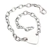 Dámský náramek stříbro 925 srdcem s možností rytiny B1703328-1264-SLX