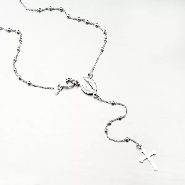 Stříbrný náhrdelník s Madonkou N1601005-1132-SLX