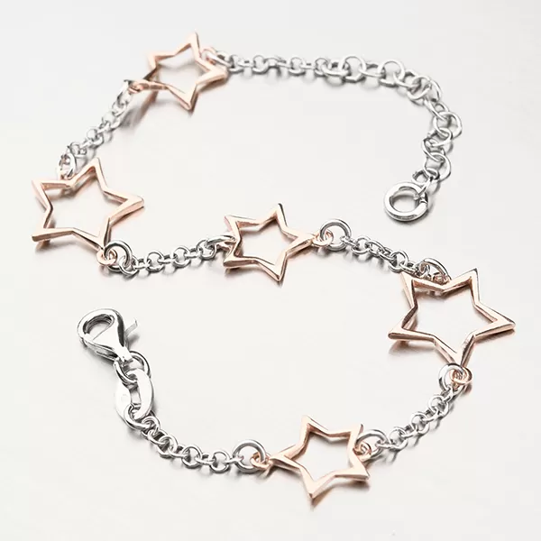 Náramek s hvězdičkami - stříbro 925 B1700644-0331-SLX