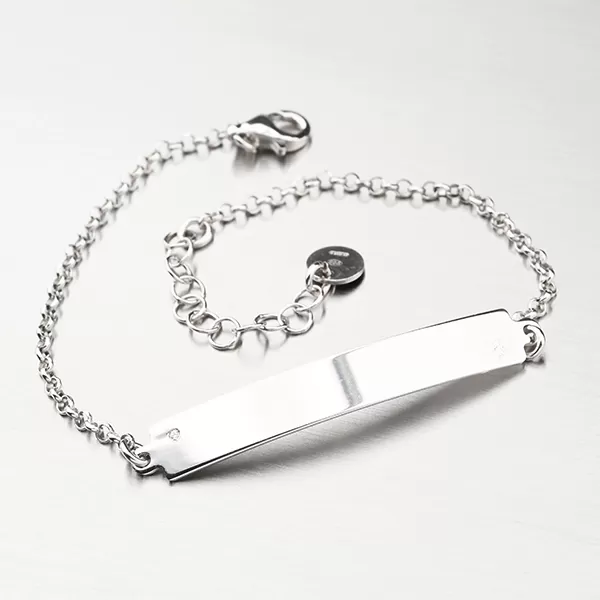 Náramek s destičkou - stříbro 925 B1602349-0863-SLX