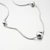 Náhrdelník s kuličkami - stříbro N1701549-1264-SLX