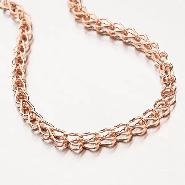 Stříbrný náramek v barvě růžového zlata B1900482-0019-SLX