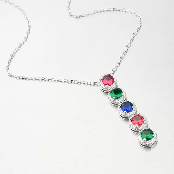 Stříbrný náhrdelník pro ženy N1603487-1905-SLX