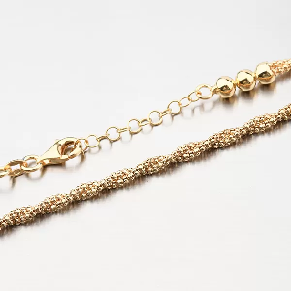 Zlacený stříbrný náhrdelník N1504286-1264-SLX