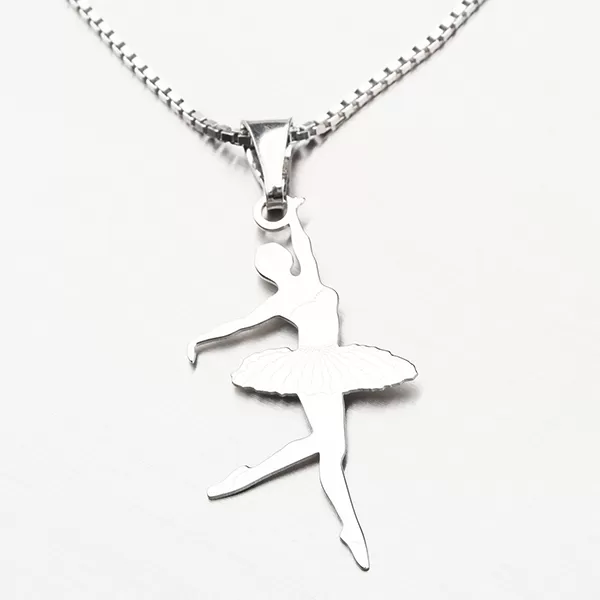 Stříbrný přívěsek ve tvaru baletky P1501391-1507-SLX