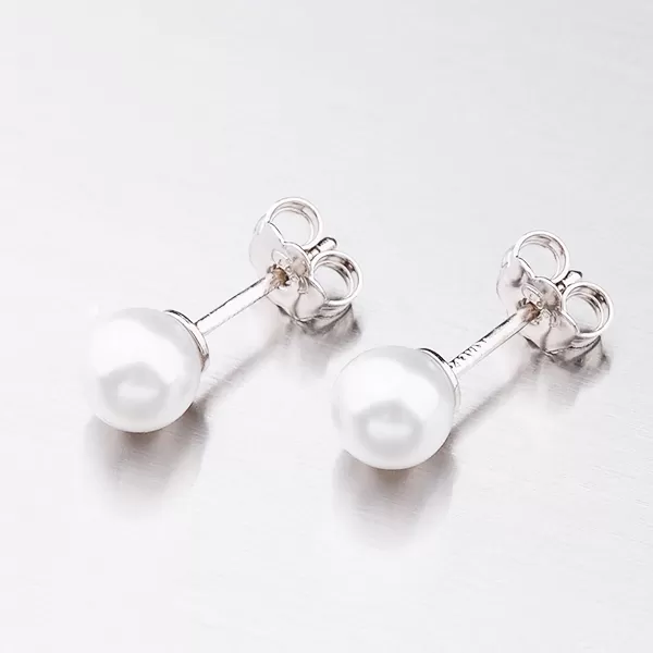 Náušnice pecky s perlou E2200446-1132-SLX