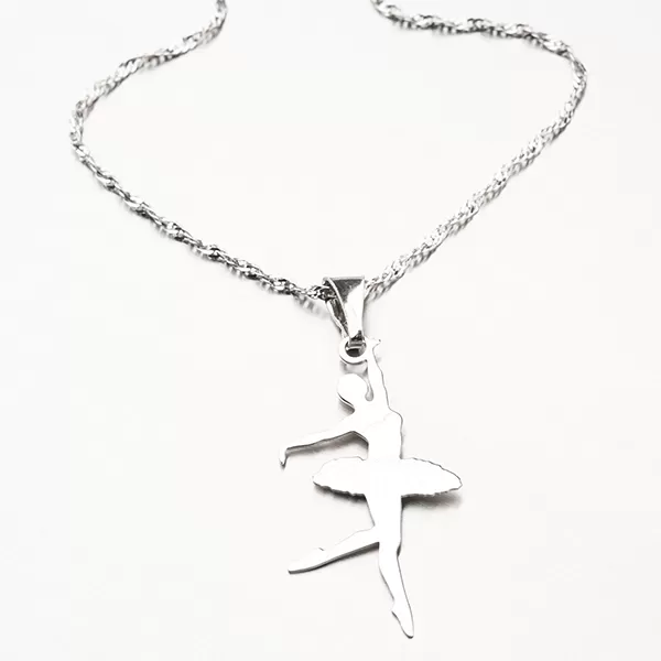Stříbrný přívěsek ve tvaru baletky P1501391-1507-SLX